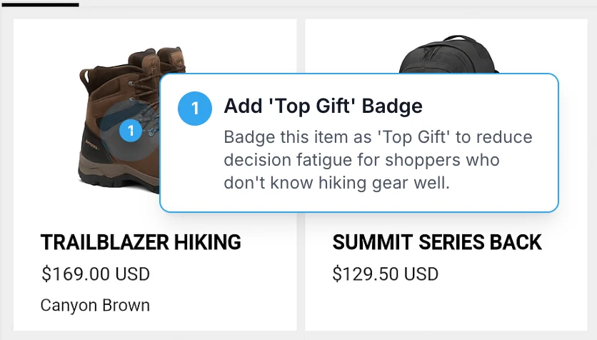 Pivot Homepage Hero to 'Gift Guide' Focus